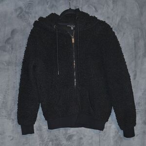 Marc New York Black Textured Puffer Jacket